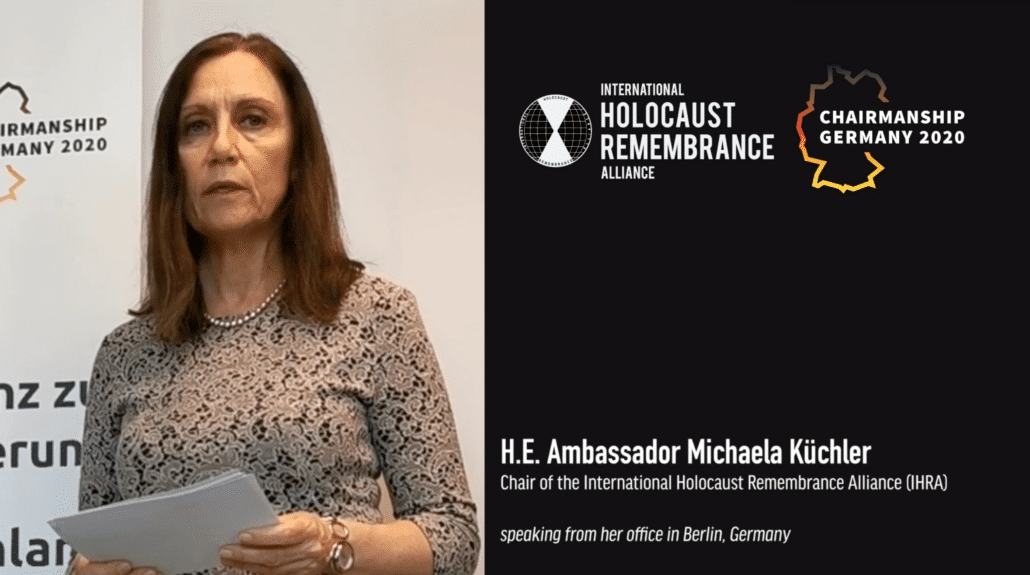 H.E. Ambassador Michaela Küchler, Chair of the International Holocaust Remembrance Alliance (IHRA)