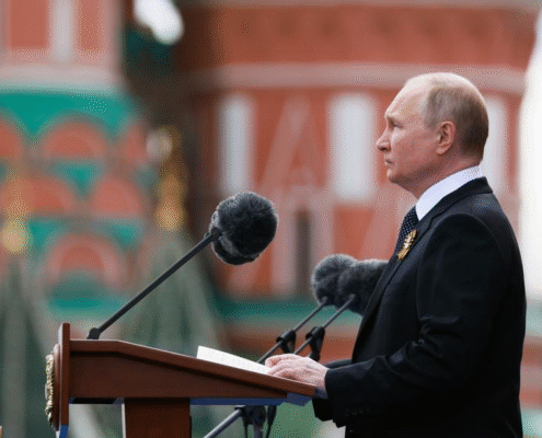 Vladimir Putin na Paradi pobede 2025.
