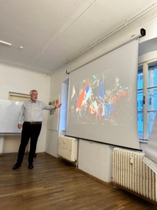 Miško Stanišić at the workshop in Vienna