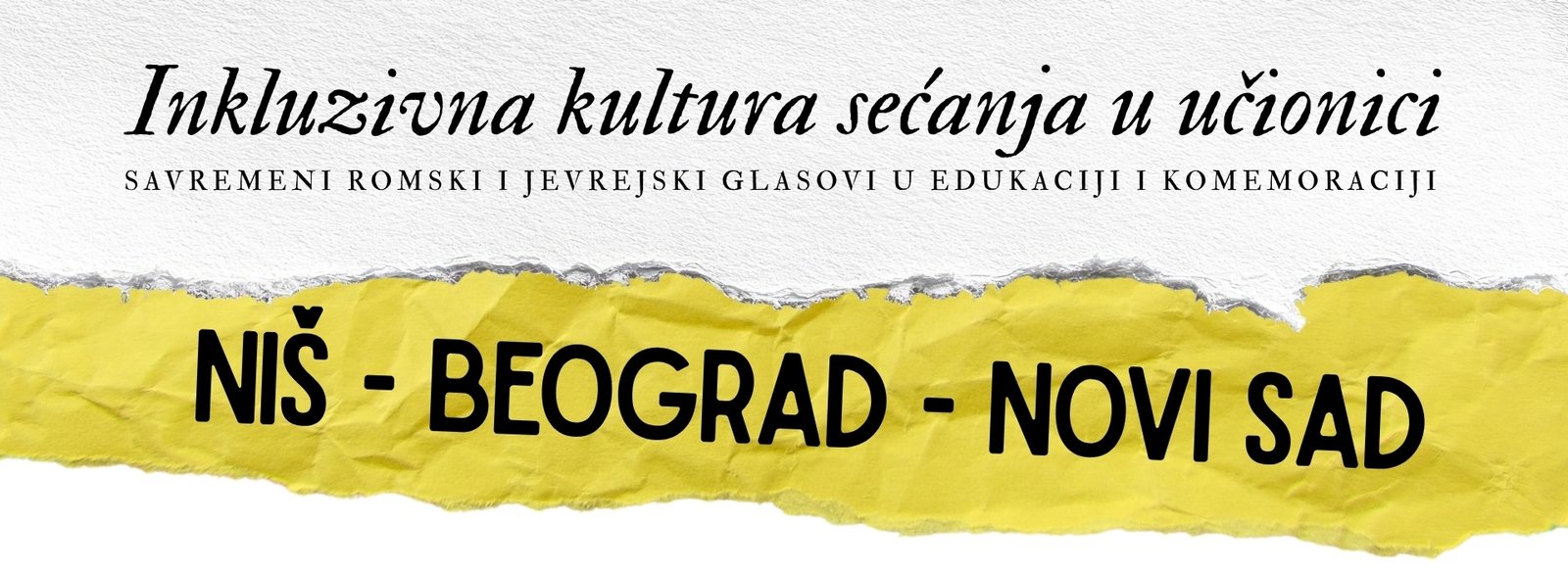 Inkluzivna kultura sećanja u učionici: savremeni romski i jevrejski glasovi u edukaciji i komemoraciji