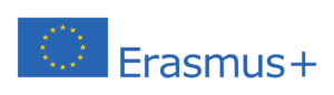 Erasmus+ logo: blue EU flag with yellow stars beside the text Erasmus+ in blue letters.